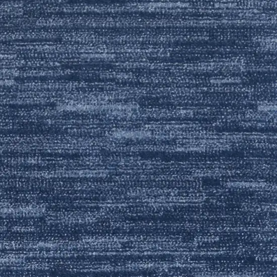 6' Blue Non Skid Indoor Outdoor Runner Rug Photo 4
