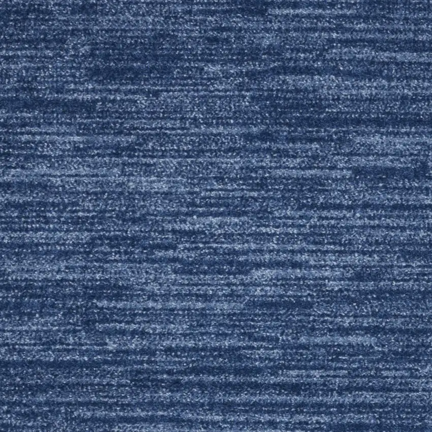 2' X 4' Navy Blue Non Skid Indoor Outdoor Runner Rug Photo 3