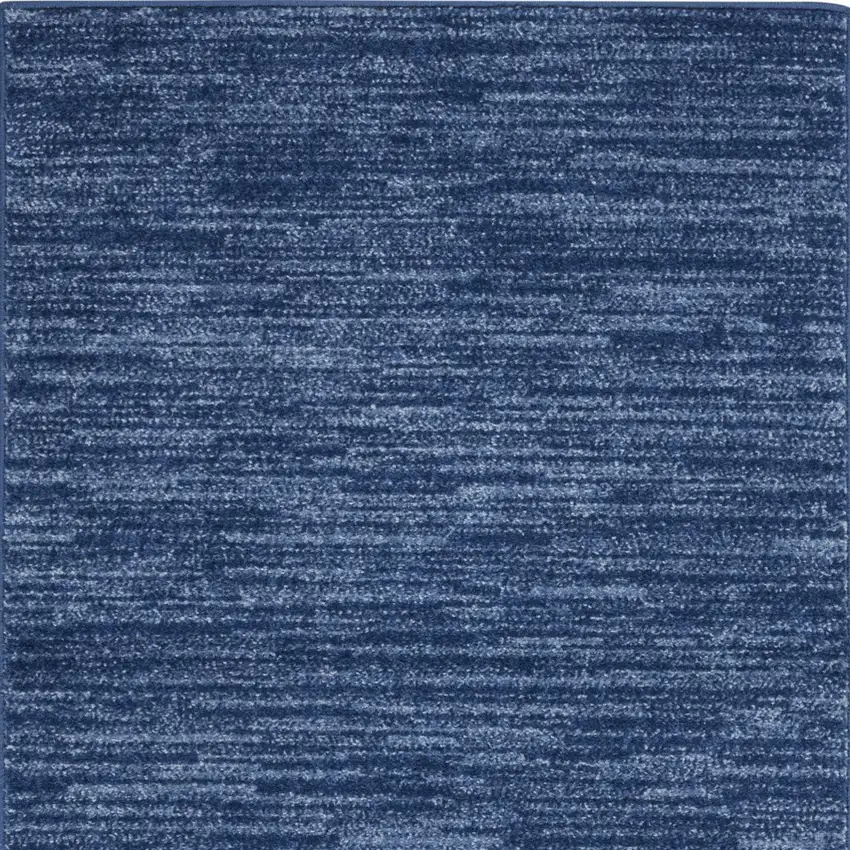 2' X 4' Navy Non Skid Indoor Outdoor Runner Rug Photo 4