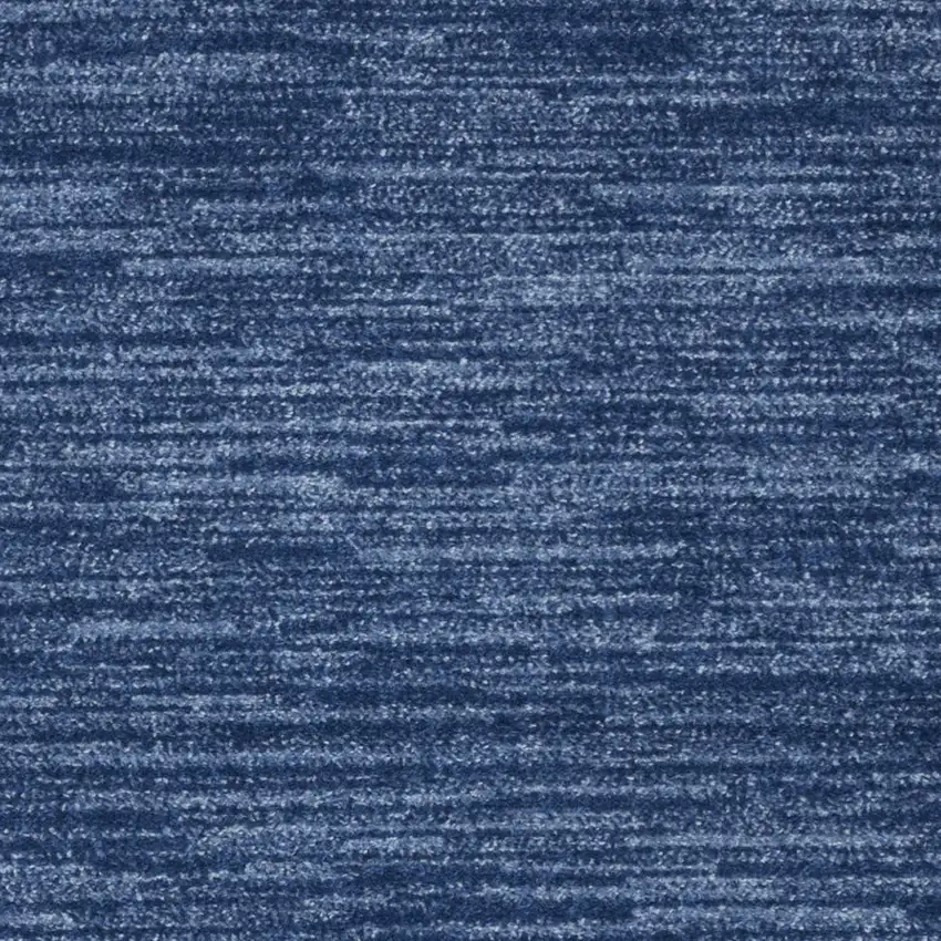 2' X 4' Navy Blue Non Skid Indoor Outdoor Runner Rug Photo 4