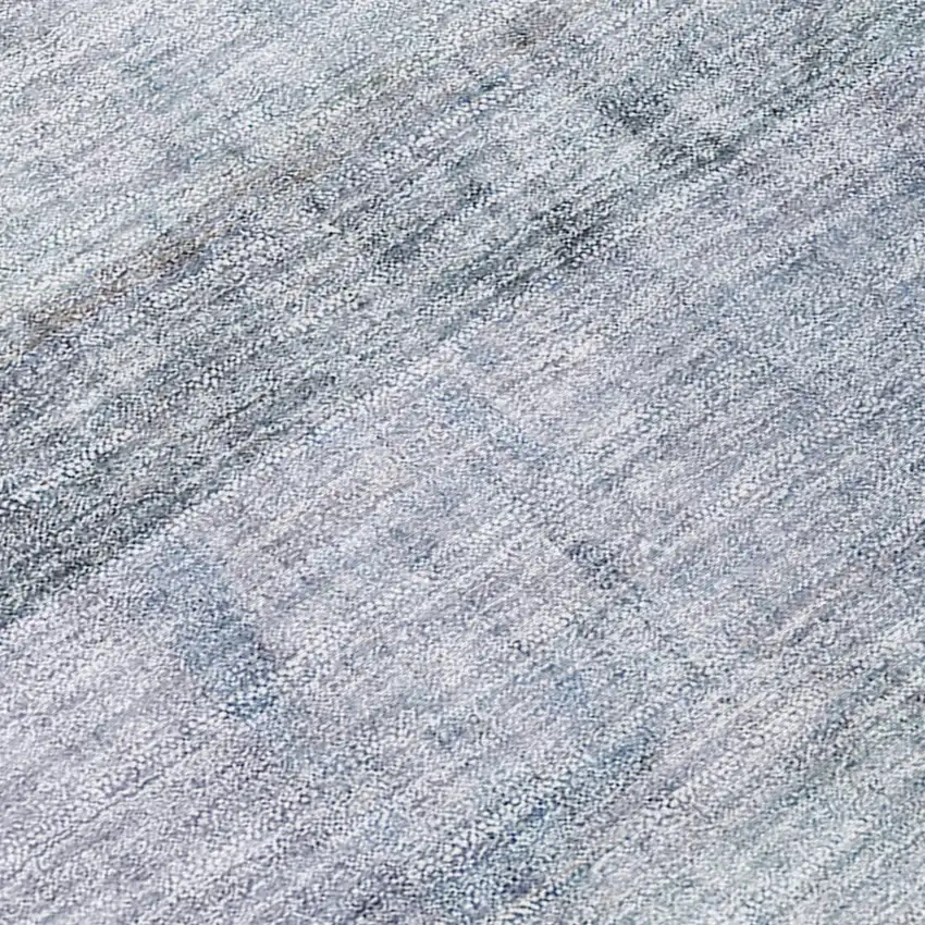 Gray Ombre Washable Indoor Outdoor Area Rug Photo 8