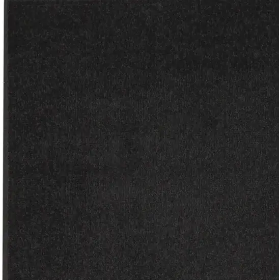 2' X 6' Black Non Skid Indoor Outdoor Runner Rug Photo 4