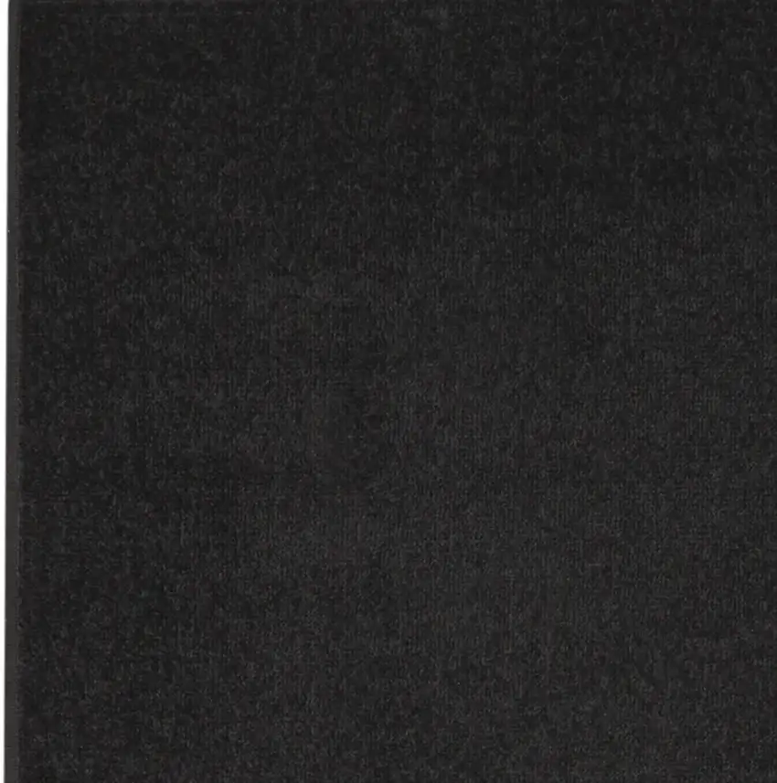 2' X 6' Black Non Skid Indoor Outdoor Runner Rug Photo 4