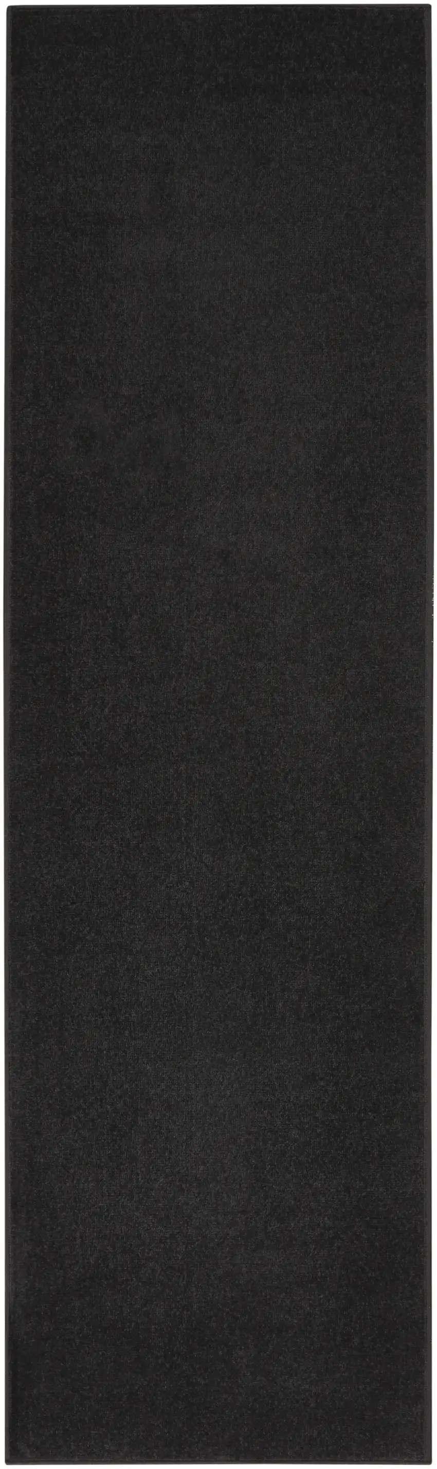 2' X 6' Black Non Skid Indoor Outdoor Runner Rug Photo 2