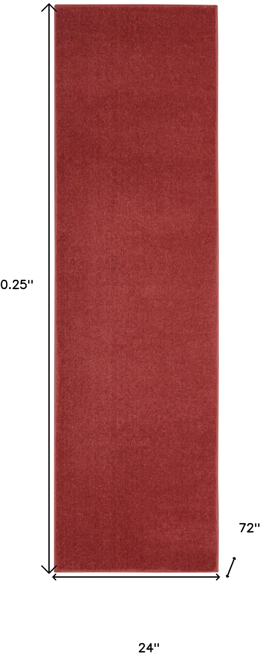 2' X 6' Non Skid Indoor Outdoor Runner Rug Photo 5