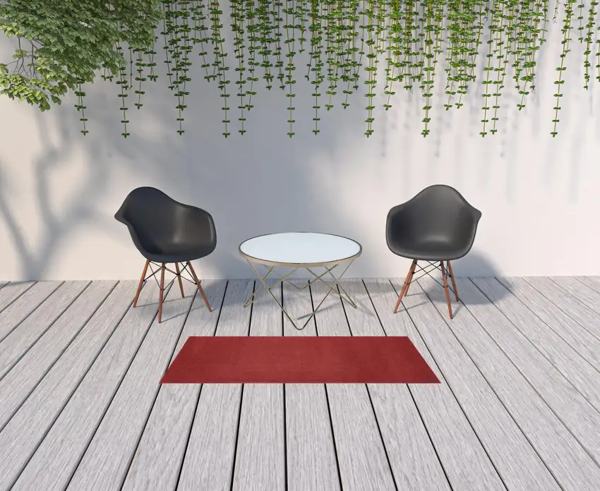 2' X 6' Non Skid Indoor Outdoor Runner Rug Photo 2