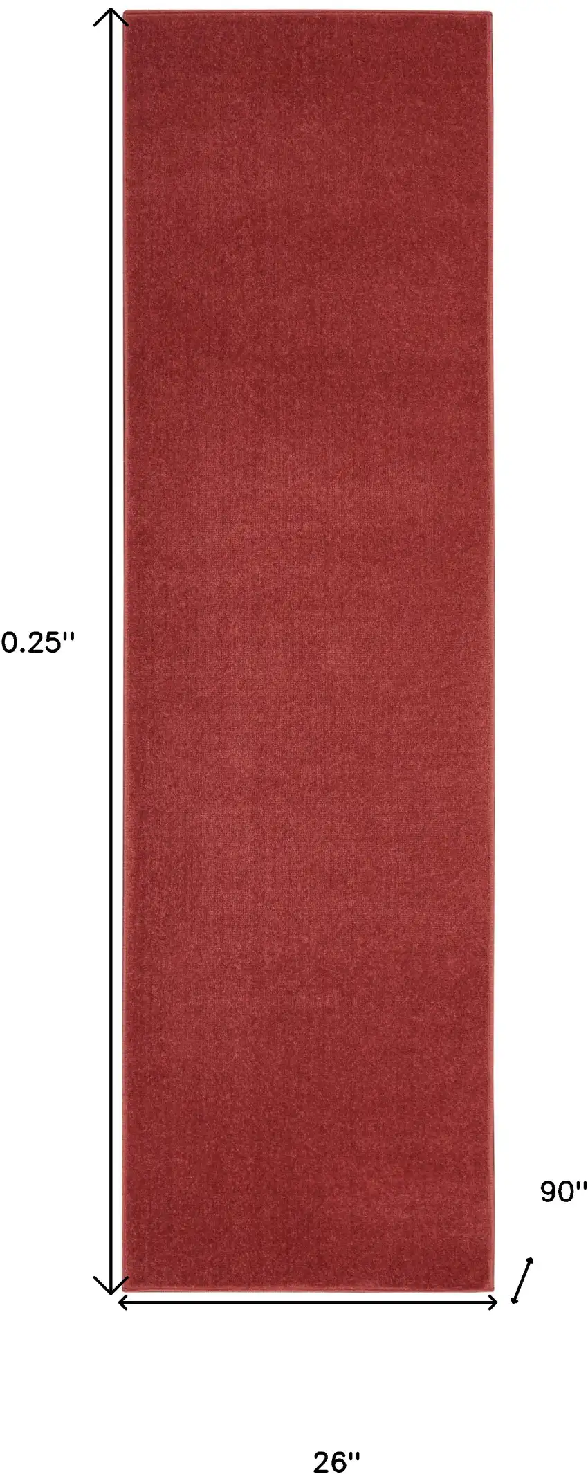 2' X 8' Non Skid Indoor Outdoor Runner Rug Photo 5