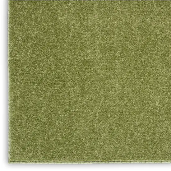 6' Green Indoor Outdoor Runner Rug Photo 9