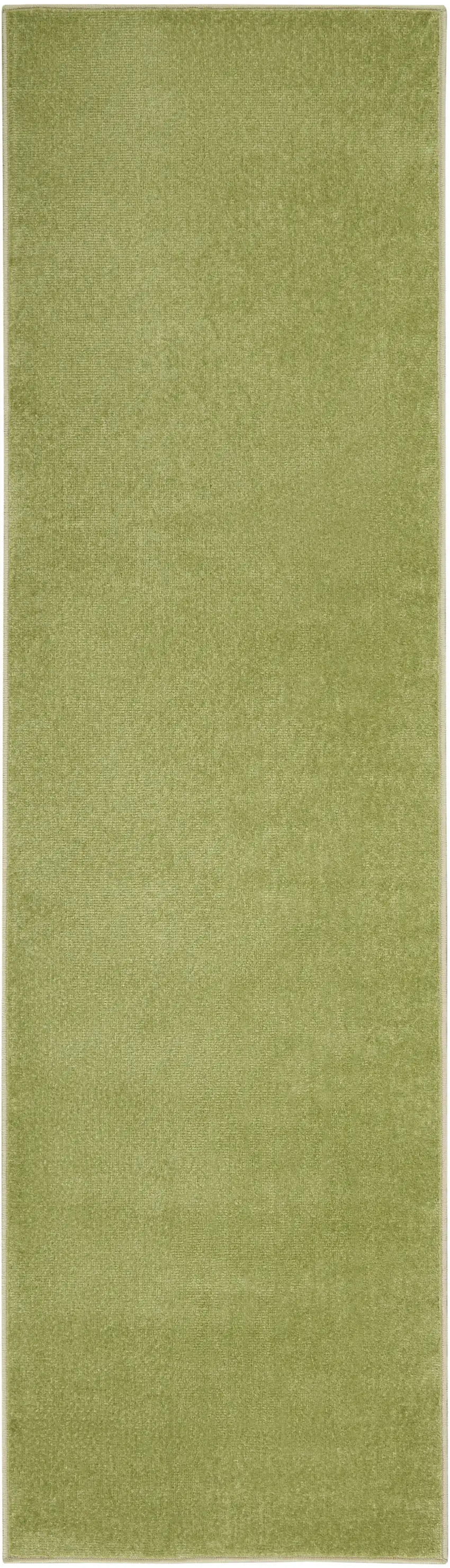 2' X 8' Green Non Skid Indoor Outdoor Runner Rug Photo 2