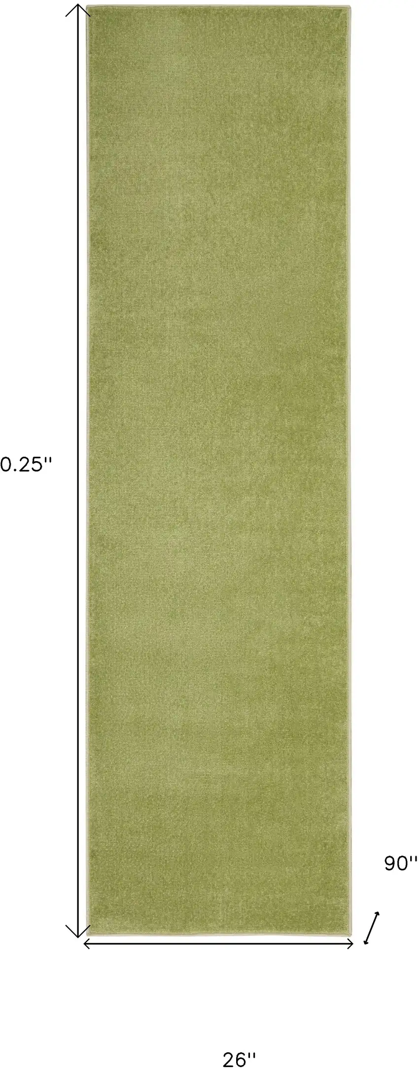 2' X 8' Non Skid Indoor Outdoor Runner Rug Photo 5