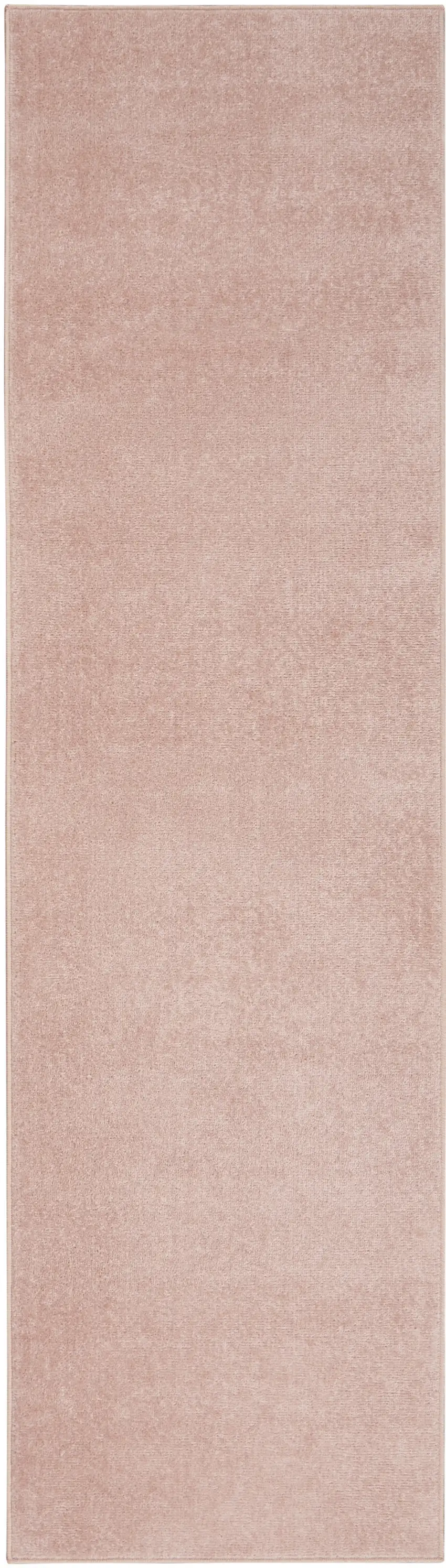 8' Pink Indoor Outdoor Runner Rug Photo 1