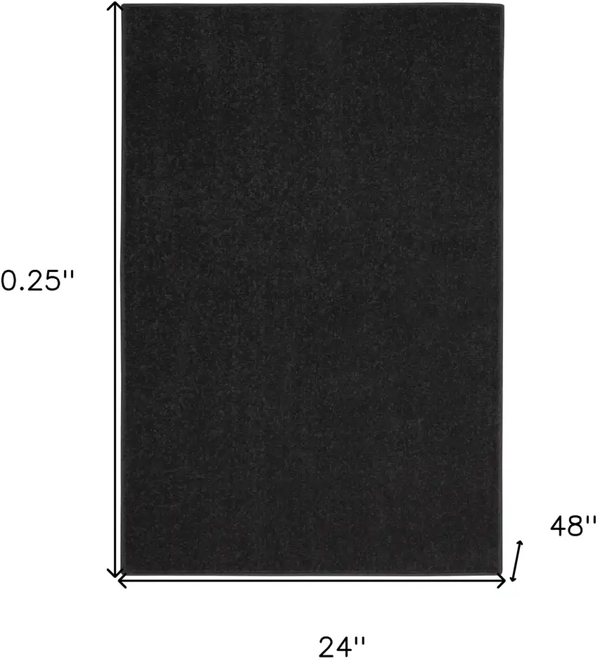 2' X 4' Non Skid Indoor Outdoor Runner Rug Photo 5
