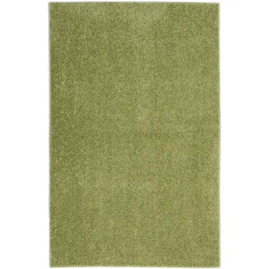 Green Indoor Outdoor Runner Rug Photo 2