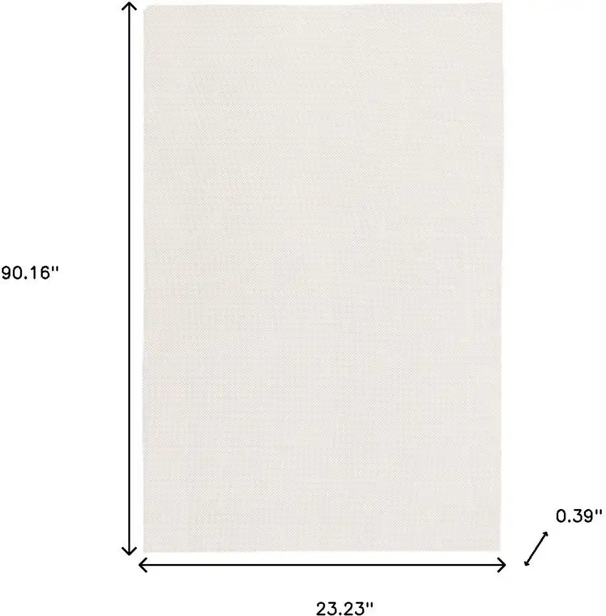 Beige Non Slip Rug Pad Photo 8