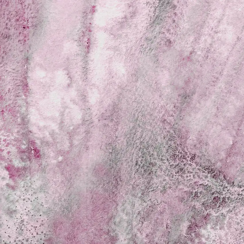3' X 5' Pink Abstract Washable Non Skid Indoor Outdoor Area Rug Photo 6