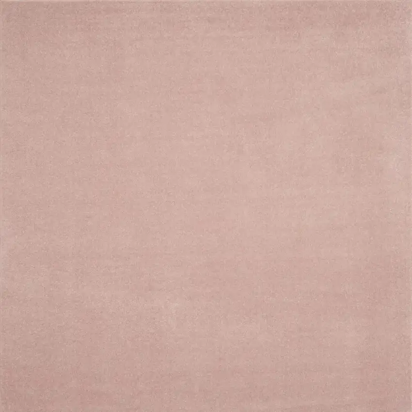 7' Pink Square Indoor Outdoor Area Rug Photo 6