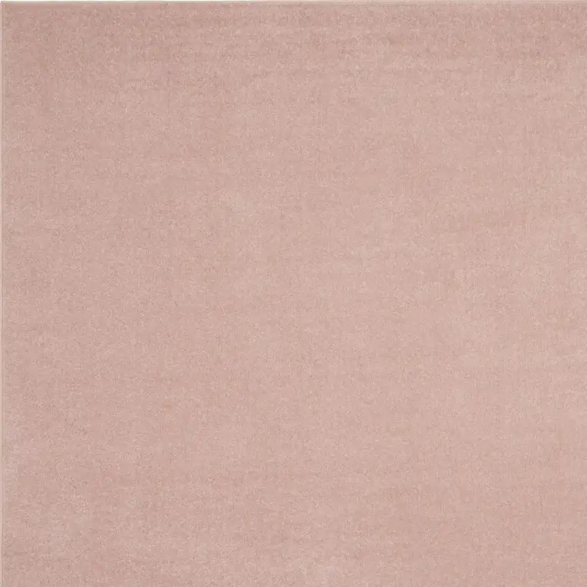 7' X 7' Pink Square Non Skid Indoor Outdoor Area Rug Photo 4