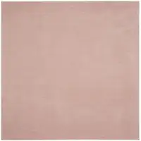 Photo of 7' X 7' Pink Square Non Skid Indoor Outdoor Area Rug