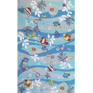 Photo of 1' X 2' Polyester Area Rug