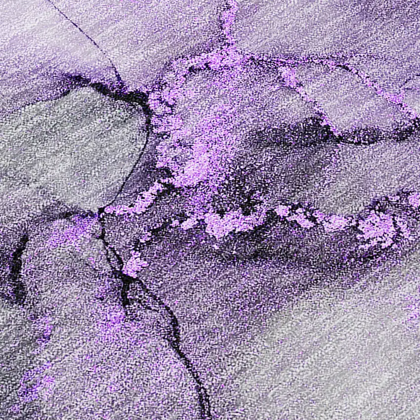 Purple Abstract Washable Non Skid Indoor Outdoor Area Rug Photo 6