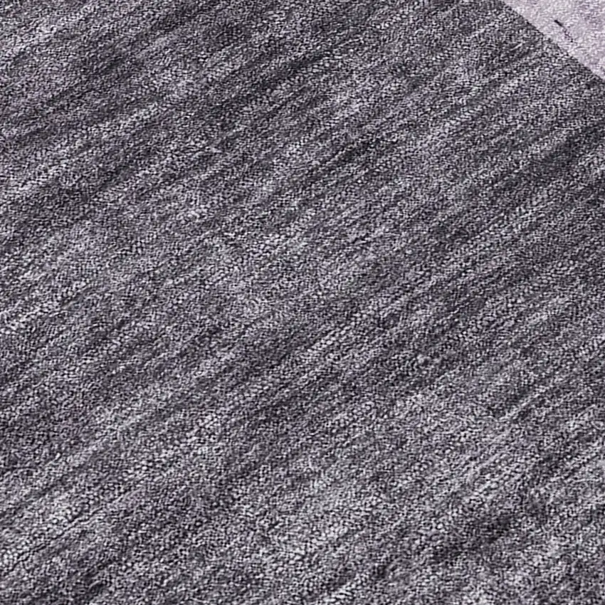 Purple and Black Abstract Washable Indoor Outdoor Area Rug Photo 6