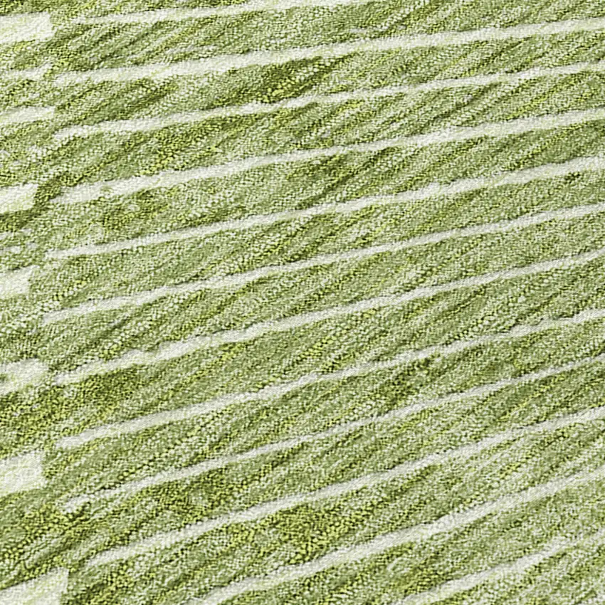 Sage Abstract Washable Non Skid Indoor Outdoor Area Rug Photo 8