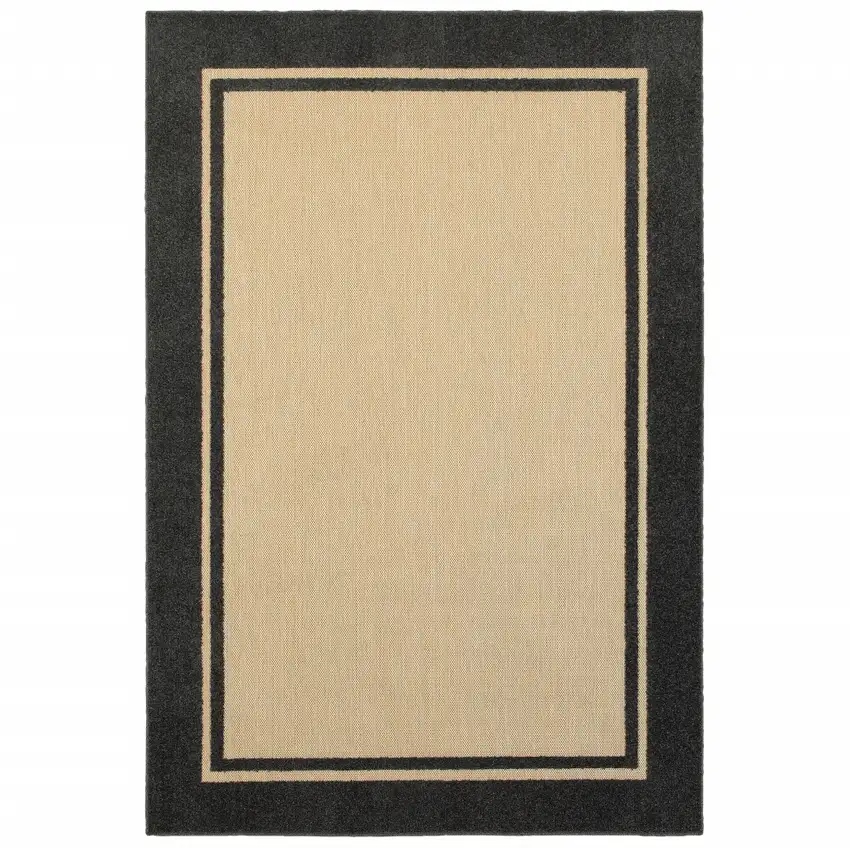 2' X 4' Sand Stain Resistant Indoor Outdoor Area Rug Photo 1