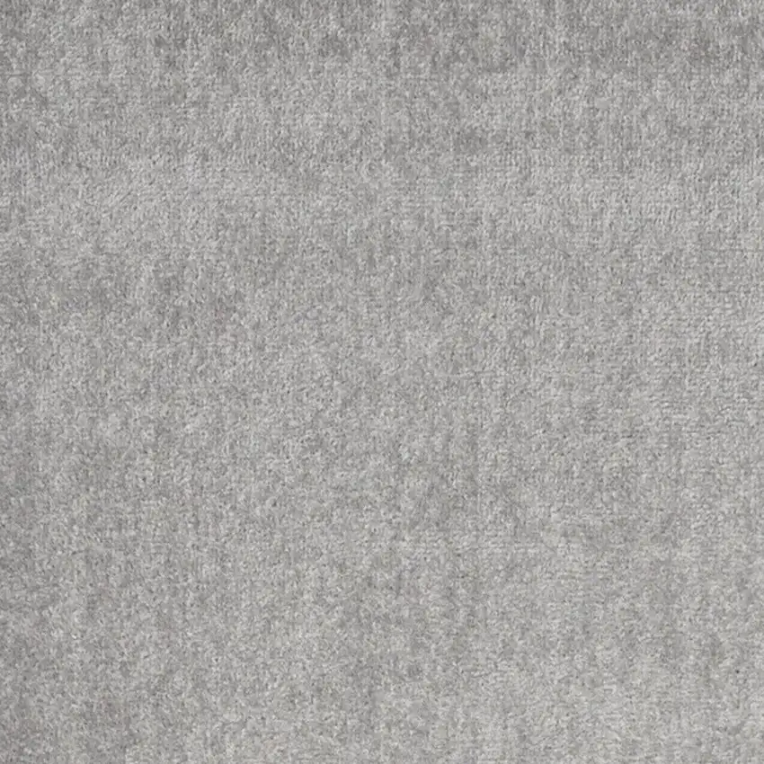2' X 8' Silver Grey Non Skid Indoor Outdoor Runner Rug Photo 4