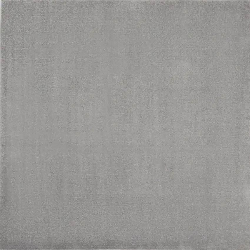 7' X 7' Silver Grey Square Non Skid Indoor Outdoor Area Rug Photo 4