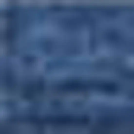 8' X 8' Sky Blue Ivory And Navy Blue Striped Washable Round Rug With UV Protection Photo 3