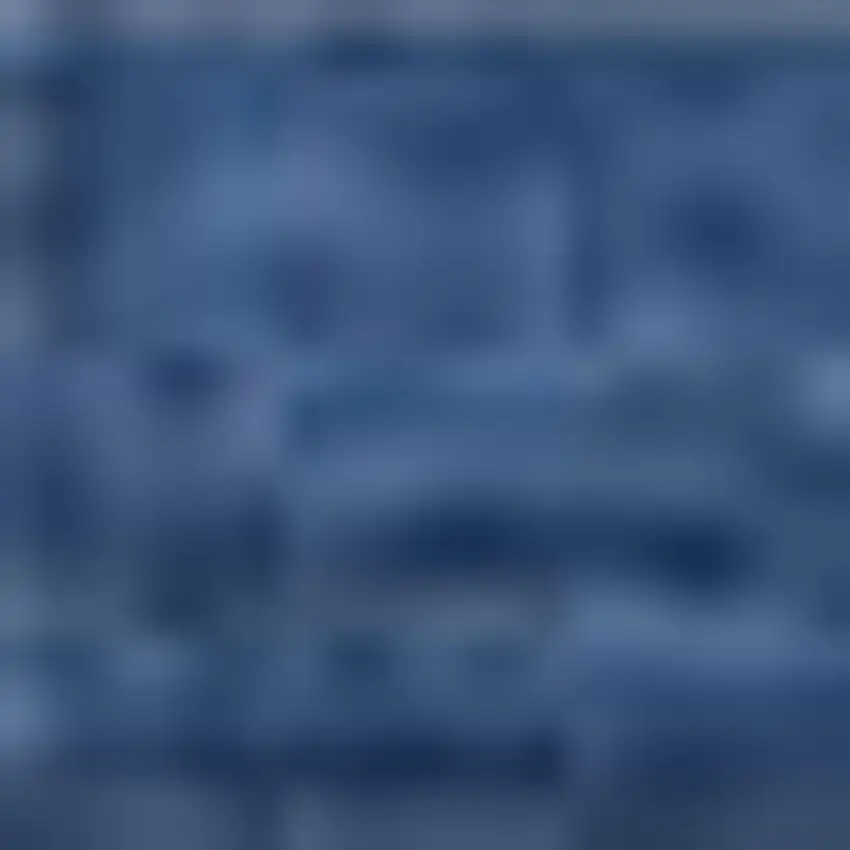 8' X 8' Sky Blue Ivory And Navy Blue Striped Washable Round Rug With UV Protection Photo 3