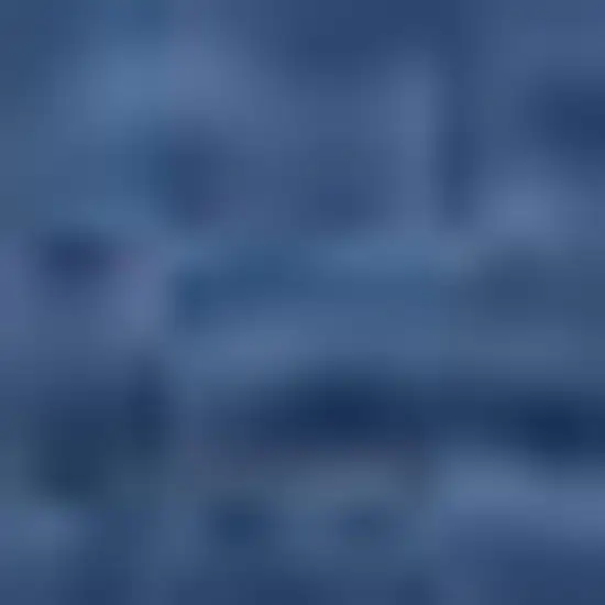 8' X 8' Sky Blue Ivory And Navy Blue Striped Washable Round Rug With UV Protection Photo 2