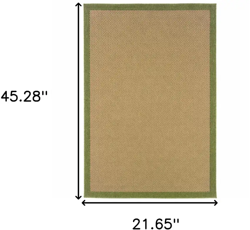 2' X 3' Stain Resistant Indoor Outdoor Area Rug Photo 6