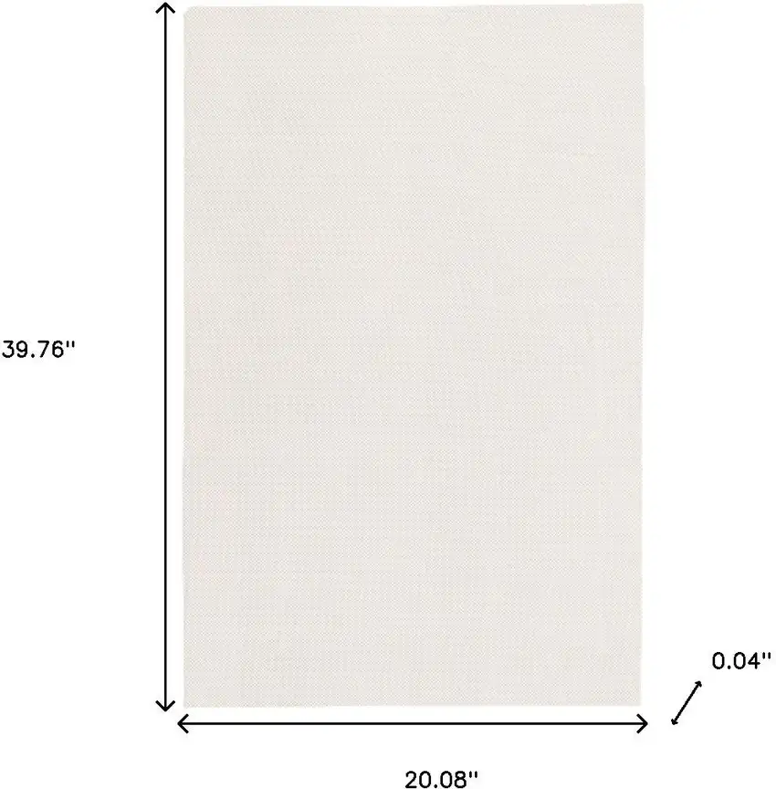 Beige Non Slip Rug Pad Photo 6