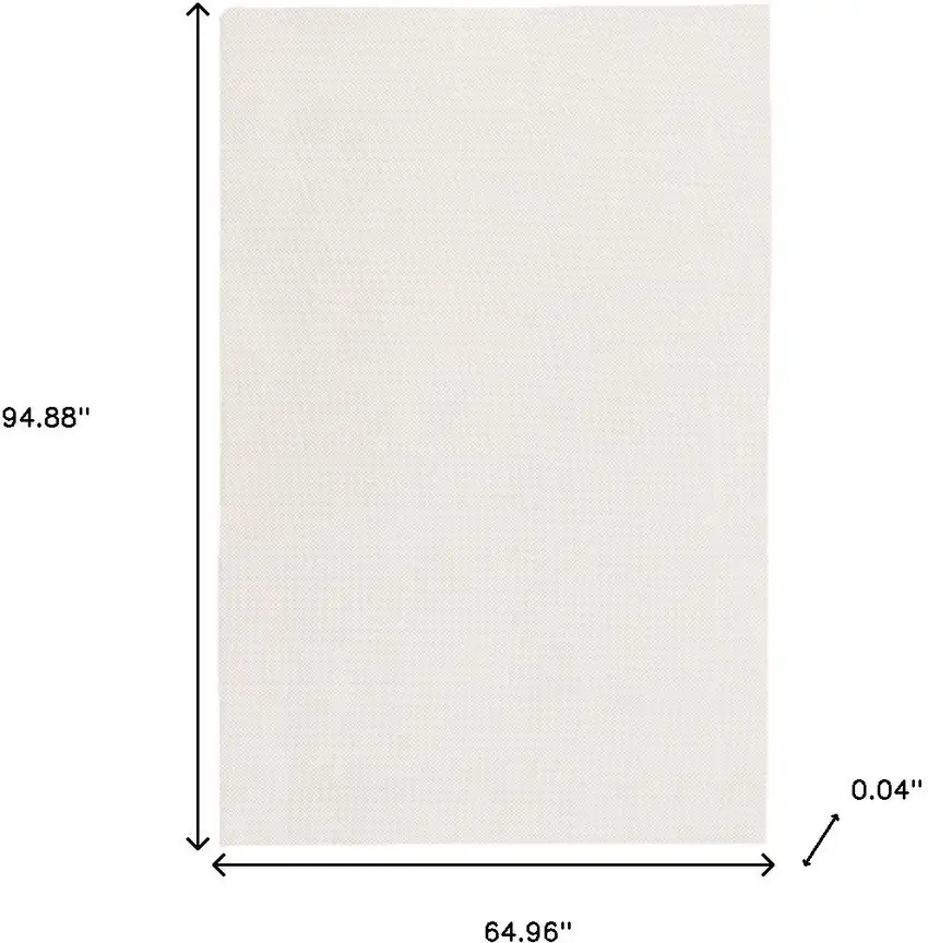 Beige Non Slip Rug Pad Photo 8