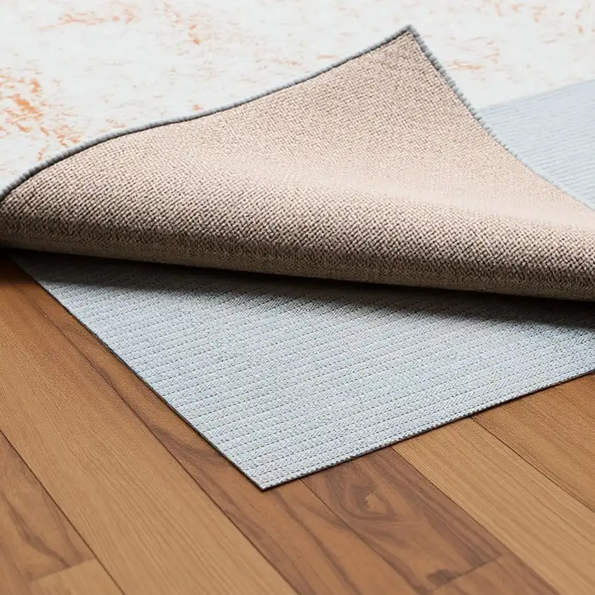 Beige Non Slip Rug Pad Photo 1