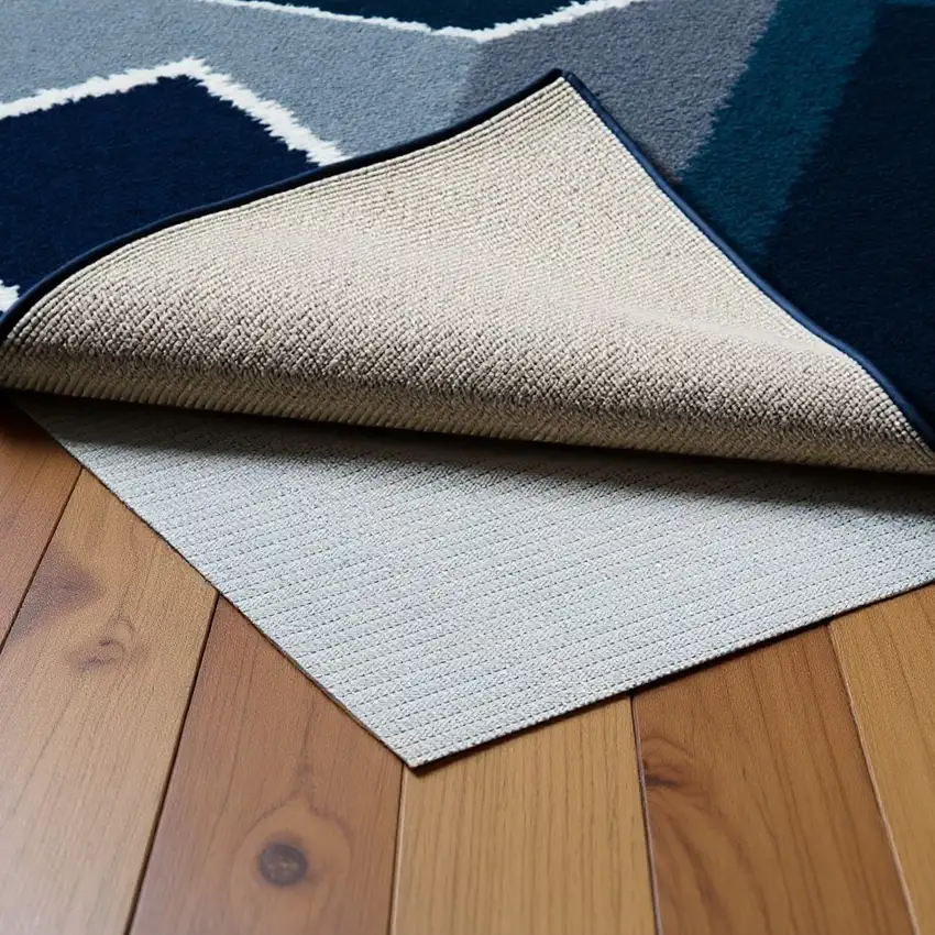 Beige Non Slip Rug Pad Photo 1