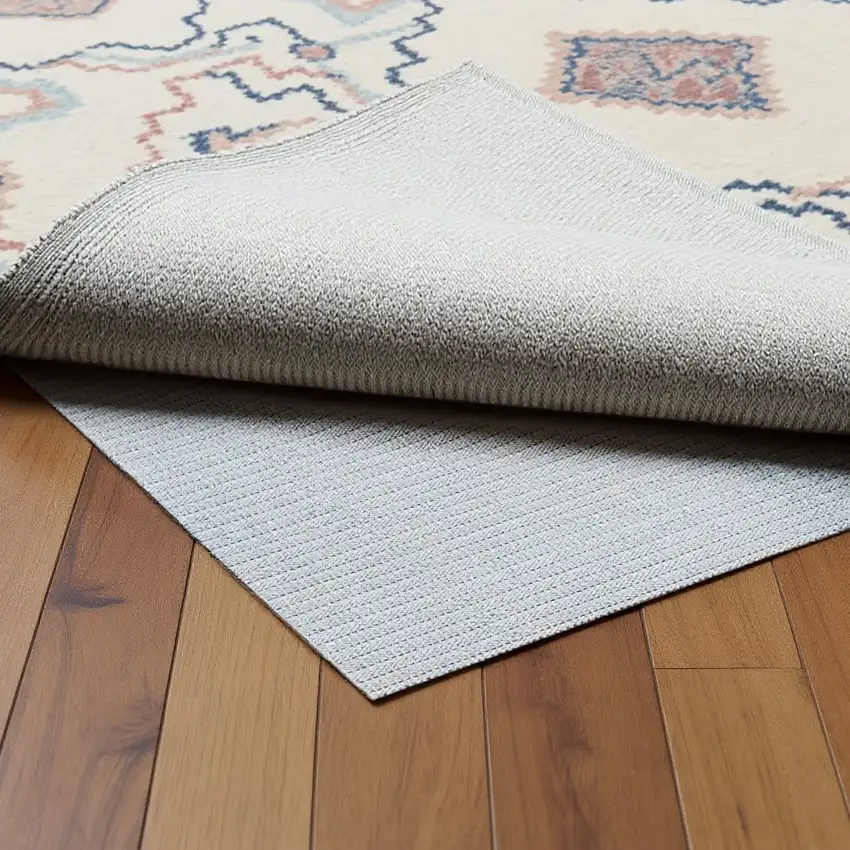 Beige Non Slip Rug Pad Photo 1