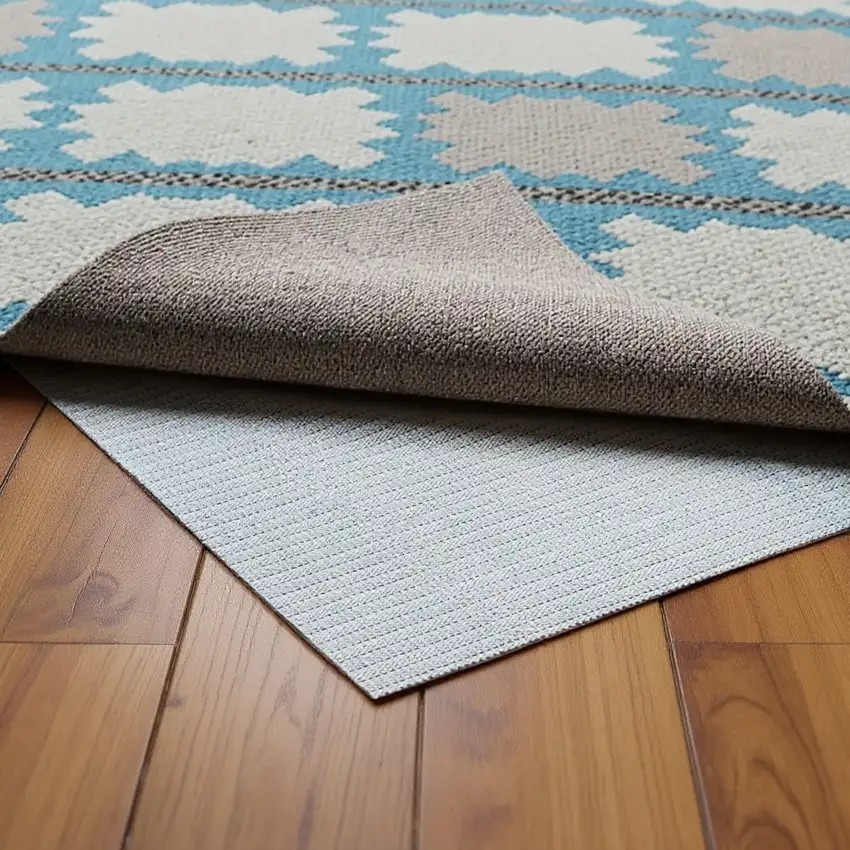 Beige Non Slip Rug Pad Photo 1
