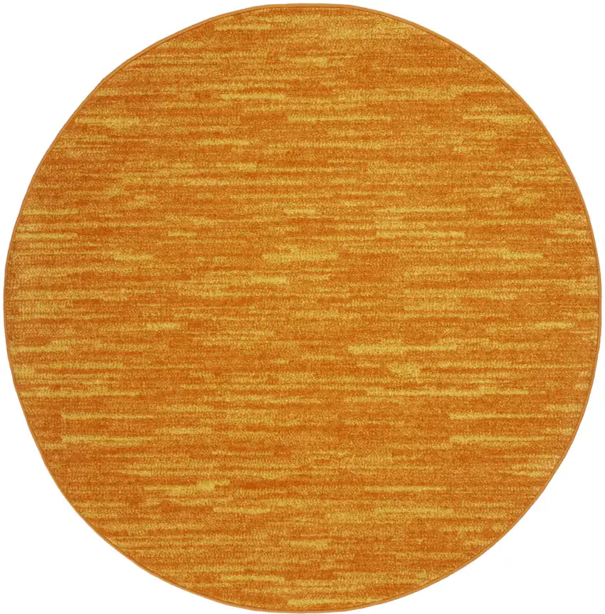 4' X 4' Sunburst Round Non Skid Indoor Outdoor Area Rug Photo 3