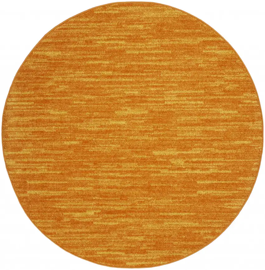 4' X 4' Sunburst Round Non Skid Indoor Outdoor Area Rug Photo 1