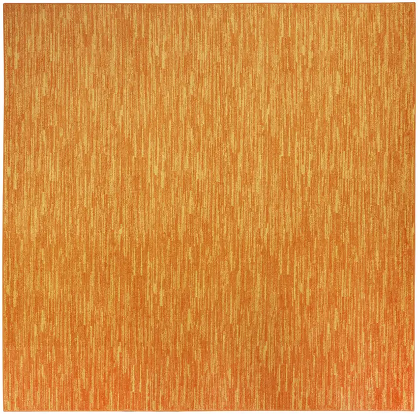 7' X 7' Sunburst Square Non Skid Indoor Outdoor Area Rug Photo 3