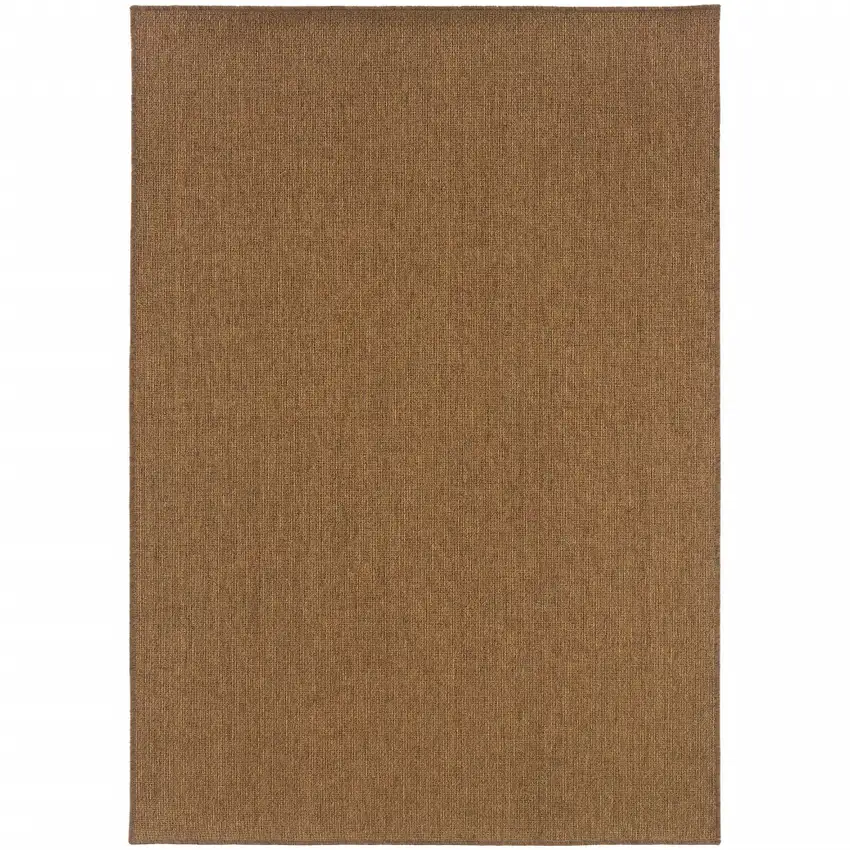 3' X 5' Tan Stain Resistant Indoor Outdoor Area Rug Photo 1