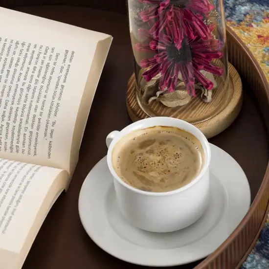 11' Yellow And Blue Abstract Runner Rug Photo 4