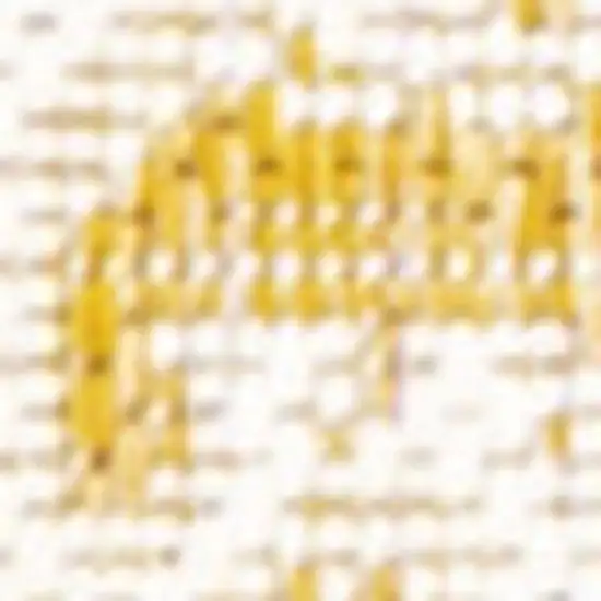 8' Yellow And Cream Medallion Indoor Outdoor Runner Rug Photo 2