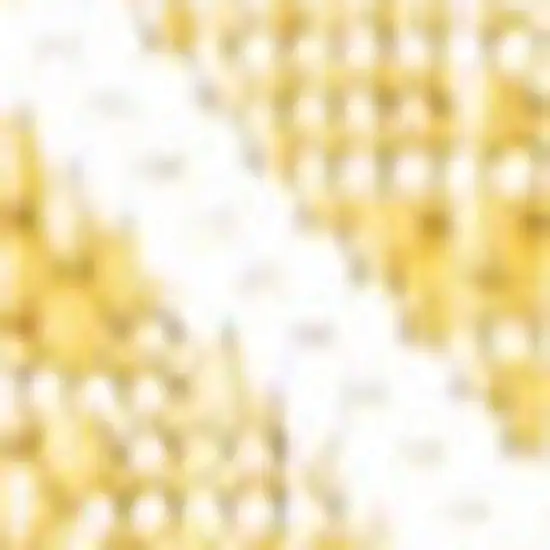 8' Yellow And Cream Trellis Indoor Outdoor Runner Rug Photo 2