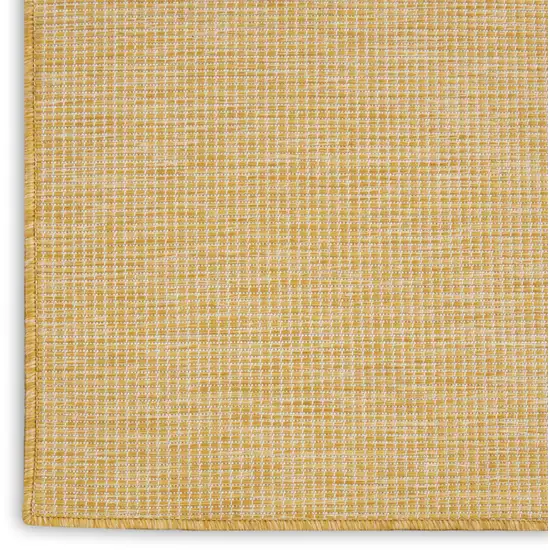 12' Yellow Indoor Outdoor Area Rug Photo 4