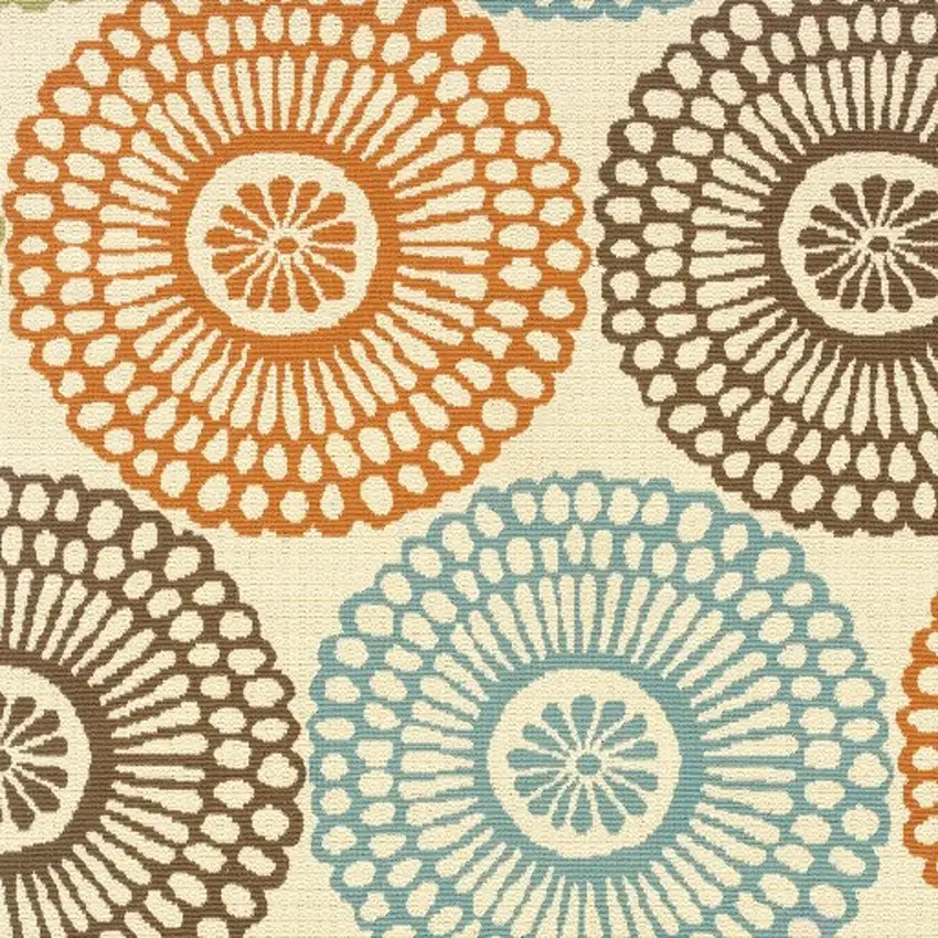 Beige Indoor Outdoor Area Rug Photo 2