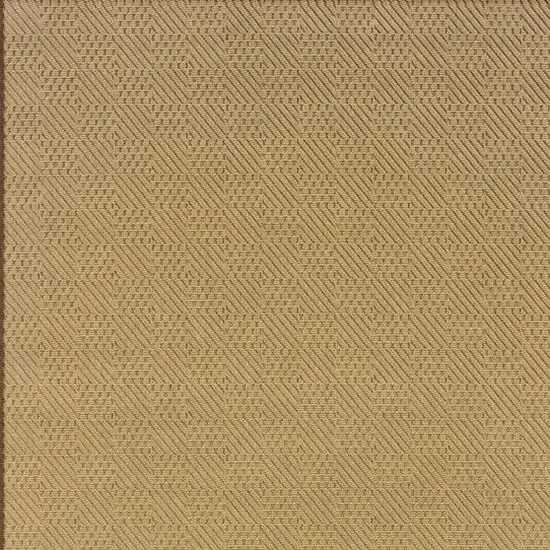 9'x13' Beige and Brown Plain Indoor Outdoor Area Rug Photo 5