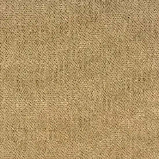 2'x4' Beige and Red Plain Indoor Outdoor Scatter Rug Photo 5